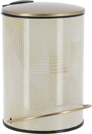 Eurocasa Metallisches Badezimmer Mülleimer und Bürsten Satz Soft Close 3lt Gold Eurocasa Metallisches Badezimmer Mülleimer und Bürsten Satz Soft Close 3lt Gold