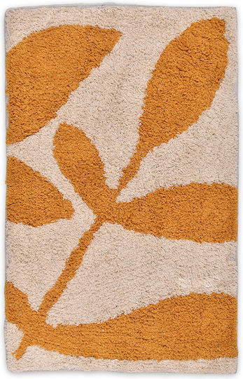 Otto Almas Πατάκι Μπάνιου 002.006_leaves_yellow Κίτρινο 50x80εκ.