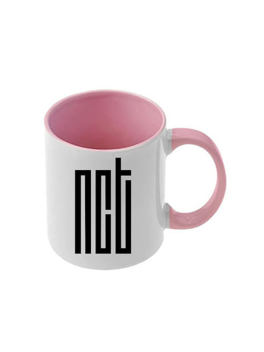 Κούπα Kpop Nct Ροζ Λαβή Εσωτερικό