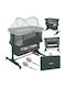 Lionelo Cradle Jodie with Mattress Side Opening and Wheels Green