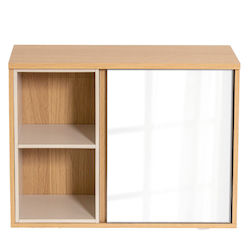 Eurocasa Bathroom Cabinet 60x20x45cm Beige 9740
