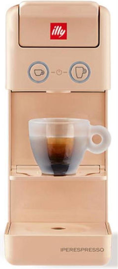 Illy Y3.3 Iperespresso Καφετιέρα για Κάψουλες Iperespresso Πίεσης 19bar Πορτοκαλί