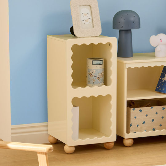 A-s Bouli Floor Bookcase Wooden Beige 31x30x64cm