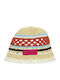 Mod Wave Movement Women's Wicker Bucket Hat Beige