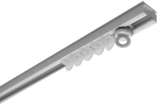 BetterHome Heavy Duty One-Way Curtain Track Aluminum White 100cm MHB-521020-100