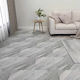 vidaXL Set Plastic Floor PVC with 55 Tiles 1.5m...