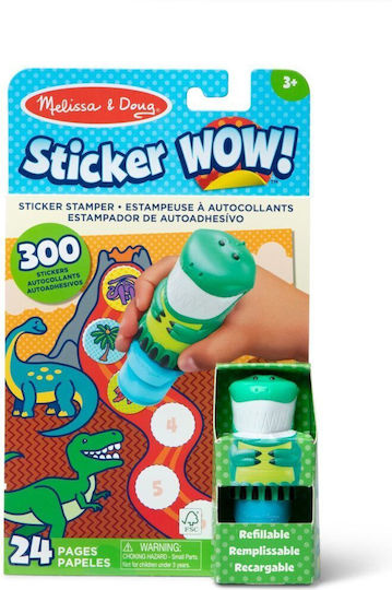 Melissa & Doug Autocolante Dinosaur Pentru Copii 3+ Ani