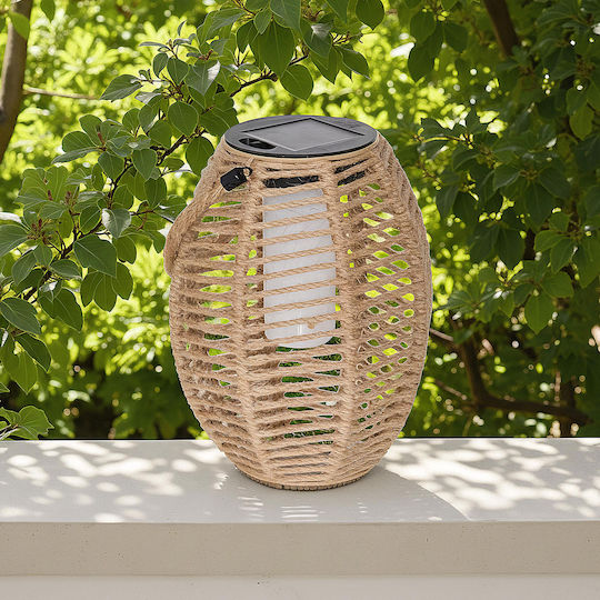 Gina Solar Lantern Warm White with Photocell IP44 22x22x32.5cm