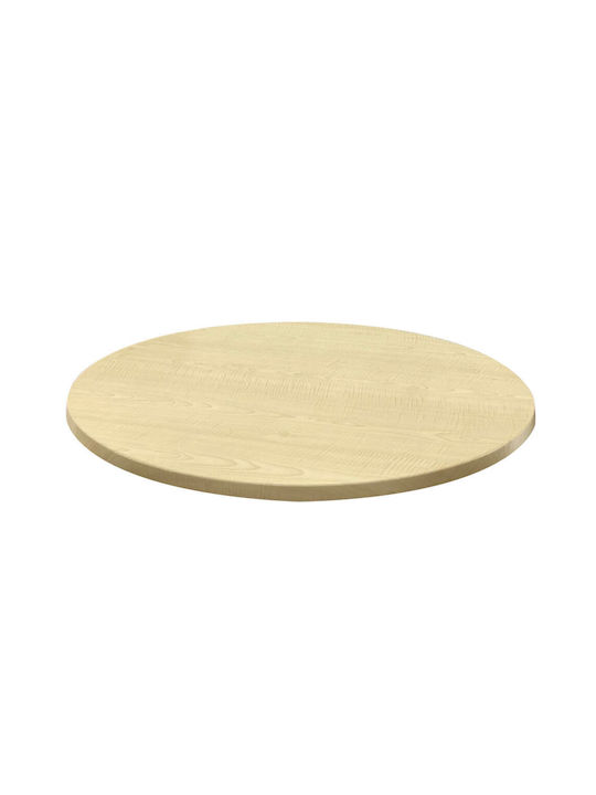 Raki Suprafață Rotundă A Mesei Werzalit Arțar 80x80cm MN0166230