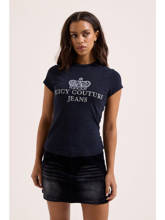 Juicy Couture Γυναικείο T-shirt Μαύρο