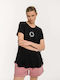 Women's Sports T-shirt Black