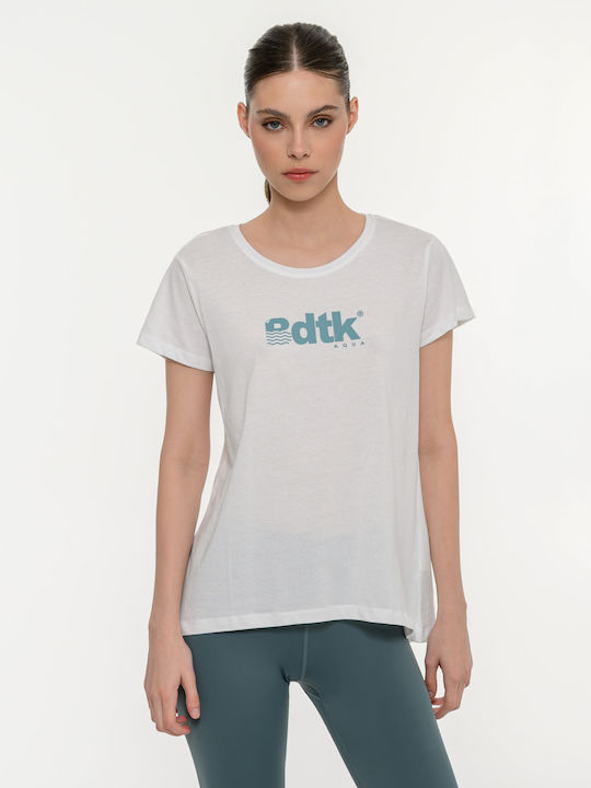 BodyTalk Γυναικείο Αθλητικό T-shirt Λευκο