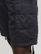 Men's Cargo Bermuda Black