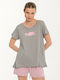 Women's Sports T-shirt Steel