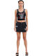 Women's Sleeveless Blouse Gray