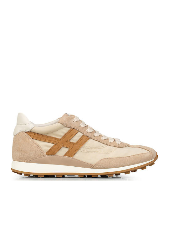 Hogan Allacciato H Γυναικεία Sneakers Μπεζ