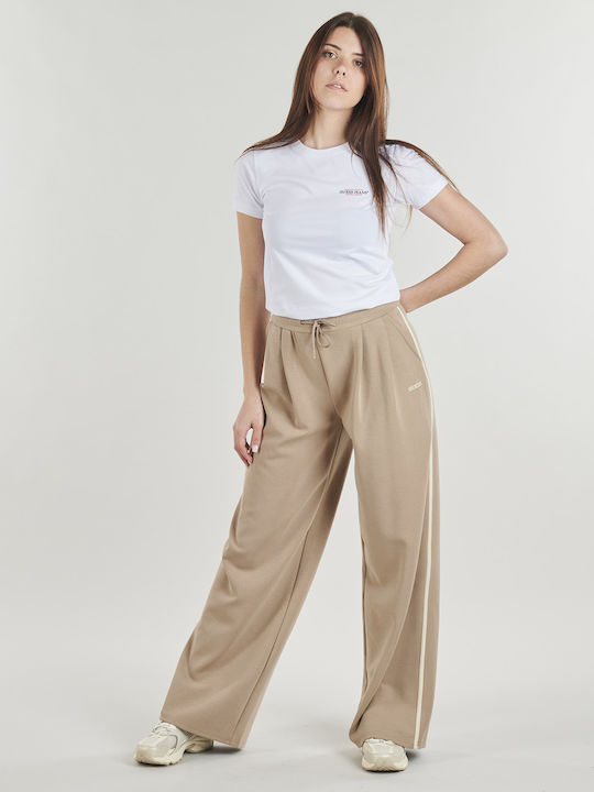 Guess Flared Sweatpants Beige