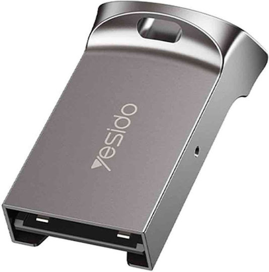 Кард Рийдър Usb Към Tf 480mbps Алуминиев Yesido Сив