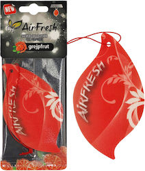 Airfresh Silver Collection Vanilla Car Air Freshener Hanging 30 Days Warm