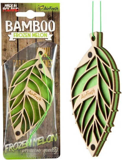 Bamboo Car Air Freshener Frozen Melon Winter Hanging Melon Cucumber Scent