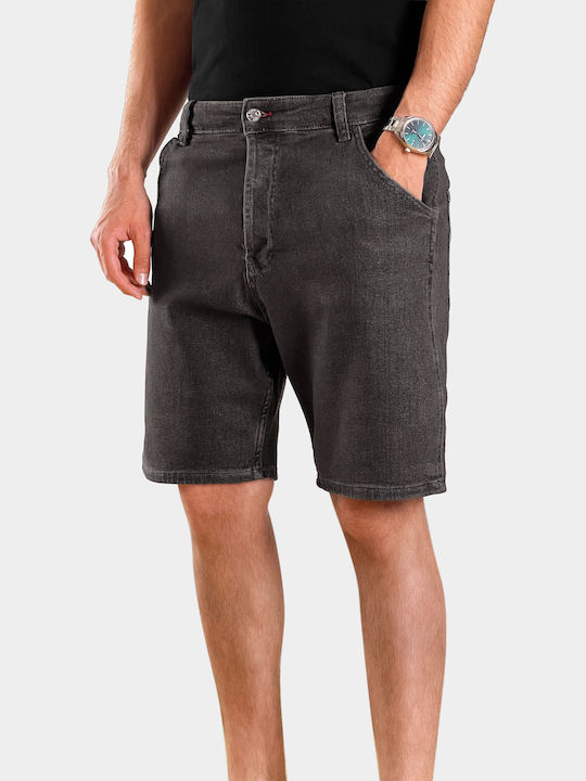 Ανδρική Βερμούδα Τζιν Jeans Black