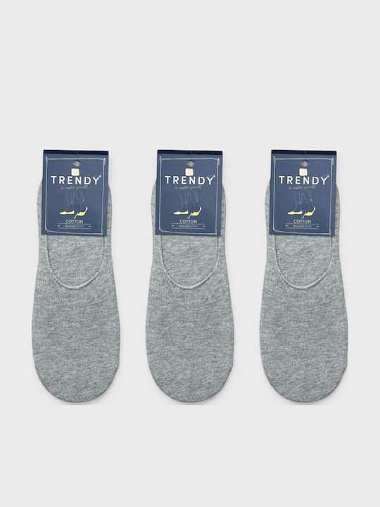 Trendy Мъжки Чорапи Сиви 3Бройка
