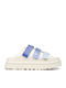 Goldenglow Slide Flache Sandalen für Damen Weiß