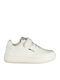 Kids Sneakers with Hoop & Loop Closure White