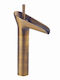 Landsh Mixing Sink Faucet Waterfall Tall Copper