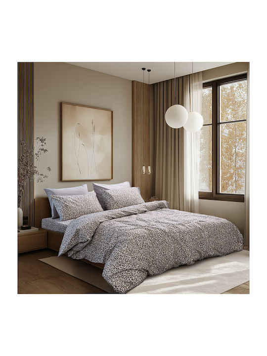 Beauty Home Cotton Duvet Cover Set 170x250cm Si...