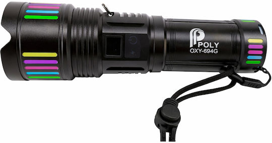 Poly Rechargeable LED Head Flashlight