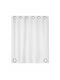 Landsh Shower Curtain with Grommets 180x200cm White