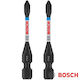 Bosch Kreuzschlitz (PH1) Schraubendreher-Bits X 55mm Impact 2 Stück