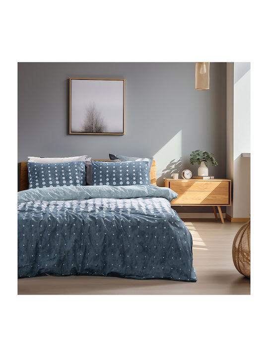 Beauty Home Single Quilt Set 160x230cm Glory Art 12364 Blue 12364PMMO