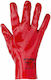 Galaxy Petrol Safety Gloves Red PVC