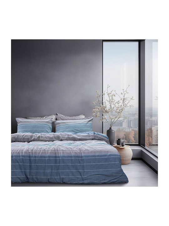 Beauty Home Glory Art 12373 Σετ Κουβερλί Υπέρδιπλο Γκρι 220x240cm 3τμχ