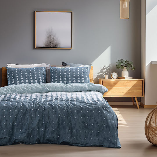 Beauty Home Glory Art 12364 Coverlet Set Single Blue 160x230cm 3 Pieces