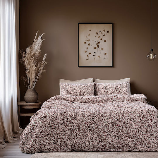 Beauty Home Glory Art 12361 Σετ Κουβερλί Μονό Μπεζ 160x230cm 3τμχ