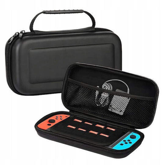 Protective Case Console Rectangular Zipper 30 X 15 X 6 Cm Black