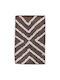 Otto Almas Πατάκι Μπάνιου 002.006_arrows_brown Καφέ 50x80εκ.
