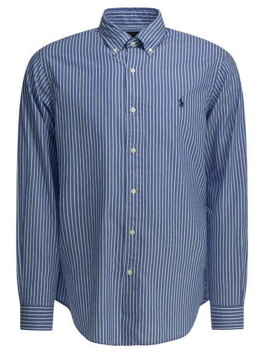 Shirt Shirt Μακρυμάνικo Πουκάμισο Ριγέ Μπλε