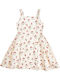 Girls Dress Sleeveless Burgundy