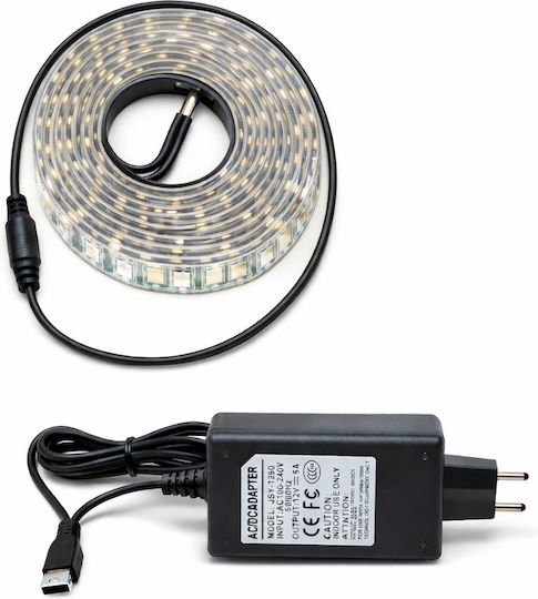 LED Strip 12V Blue Light 5m SMD5050 Type with Power Supply