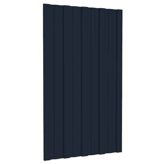 vidaXL Material De Construcție Pentru Garduri De Grădină Din Oțel 80x45x45cm 12 Bucăți