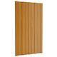 vidaXL Material De Construcție Pentru Garduri De Grădină Din Oțel 80x45x45cm 12 Bucăți Maro