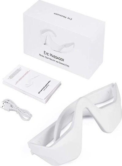 Red Light Microcurrent Eye Massage Glasses Portable Usb Rechargeable