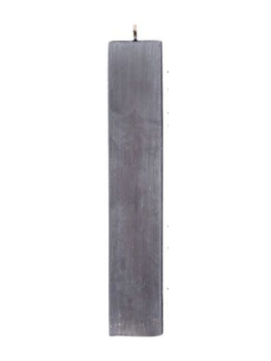Osterkerze Wohnungsmit Box 20cm Grau