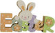 Wooden Easter Decoration 15x25x2cm