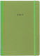 Next Diary 2027 Natural Daily Flexi Green Elast...