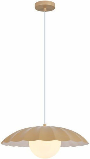 Spot Light Lumini Suspendate Bej Cu Bază De Bec E27